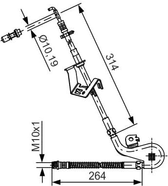 Brake Hose 1987481427 - image 2