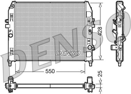 Radiator, engine cooling DRM44008