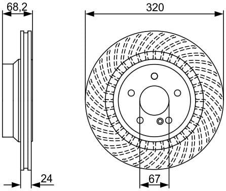 Brake Disc 0986479654 - image 2