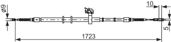 Cable Pull, parking brake 1987482269 - image 2