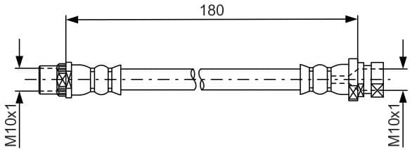 Brake Hose 1 987 481 682 - image 2