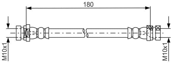 Brake Hose 1 987 481 681 - image 2