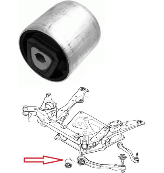Silentblock front axle 36194 01 - image 2