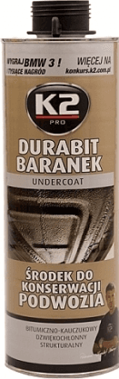 BITUMINĖ-KAUČIUKINĖ DANGA "DURABIT" 1L - ALB10325 (K2) - Autoera