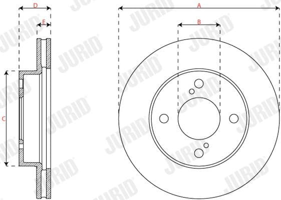 Brake Disc COAT+ 563441JC - image 3