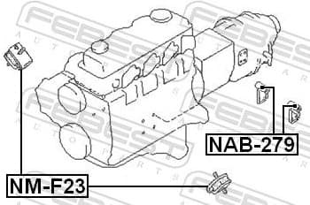 Mounting, engine NM-F23 - image 2