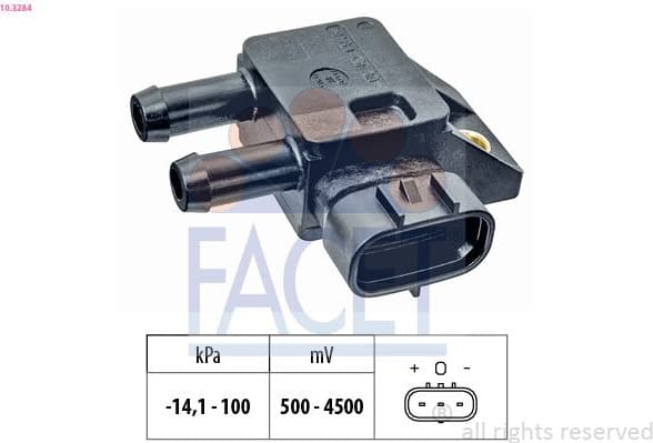 Air Pressure Sensor, altitude adaption Made in Italy - OE Equivalent 10.3284