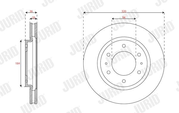Brake Disc COAT+ 563621JC - image 2