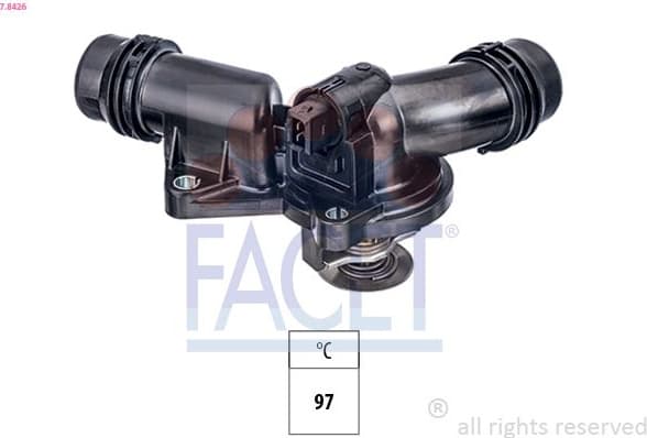Thermostat, coolant Made in Italy - OE Equivalent 7.8426