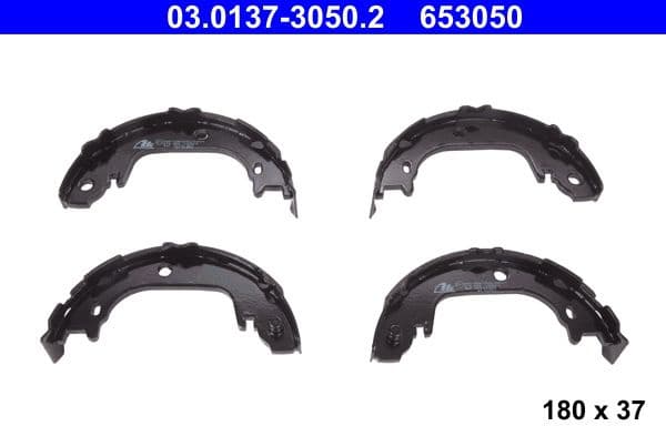 Brake Shoe Set, parking brake 03.0137-3050.2 - image 2