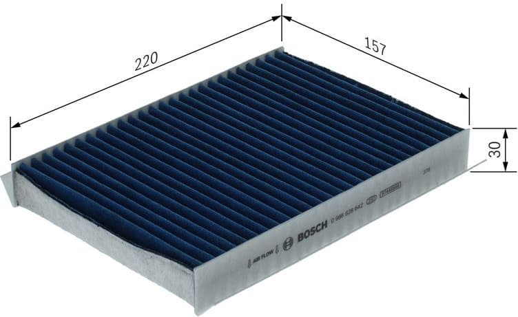 Filter, cabin air FILTER+pro 0 986 628 642 - image 5