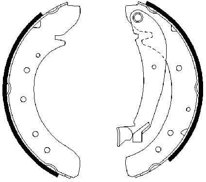 Brake Shoe Set 0986487522 - image 3