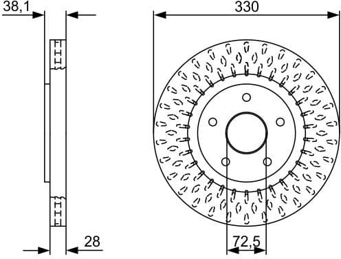 Brake Disc 0986479V85 - image 2