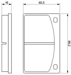 Brake Pad Set, disc brake 0986462001 - image 9