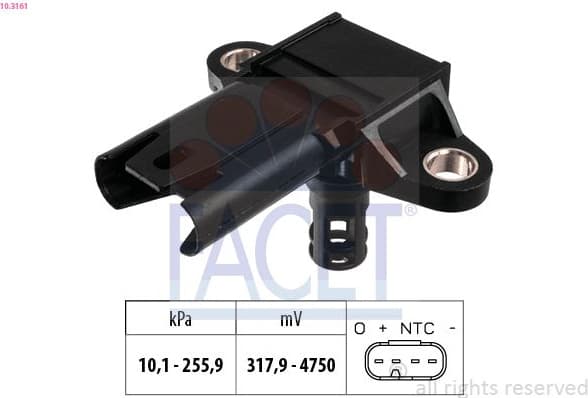 Air Pressure Sensor, altitude adaption Made in Italy - OE Equivalent 10.3161