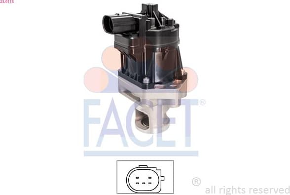 EGR Valve Made in Italy - OE Equivalent 23.0115