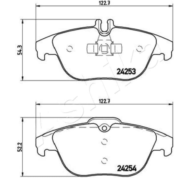 Brake Pad Set, disc brake 51-00-0505