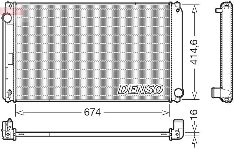 Radiator, engine cooling DRM50149