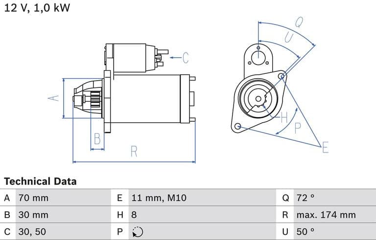 Starter 0986025310 - image 2