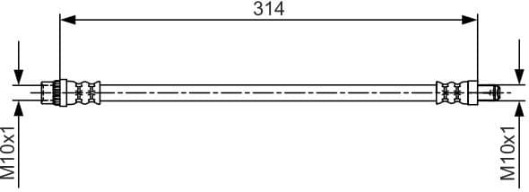 Brake Hose 1987481718 - image 2