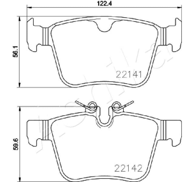 Brake Pad Set, disc brake 51-00-0313 - image 2