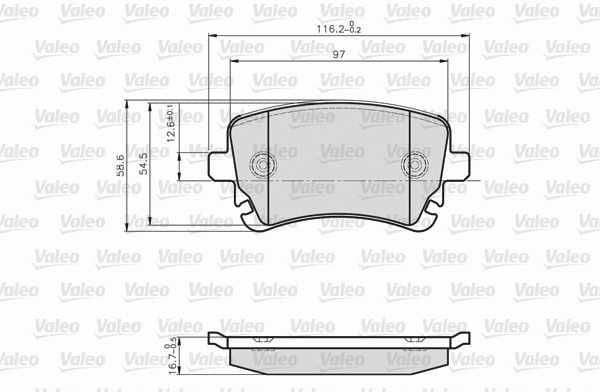 Brake Pad Set, disc brake OPTIPACK for LCV 872326 - image 2
