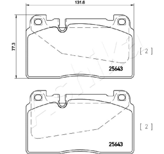 Brake Pad Set, disc brake 50-00-0924