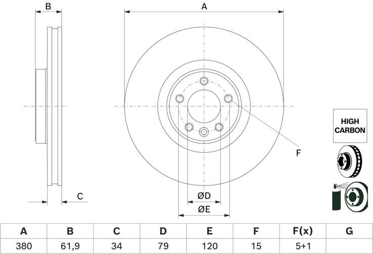 Brake Disc 0986479B18 - image 10