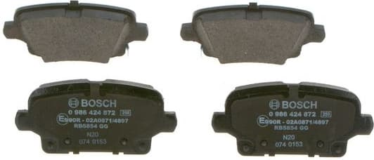 Brake Pad Set, disc brake 0986424872 - image 10