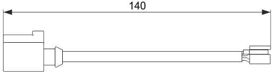 Warning Contact, brake pad wear 1987474566 - image 6