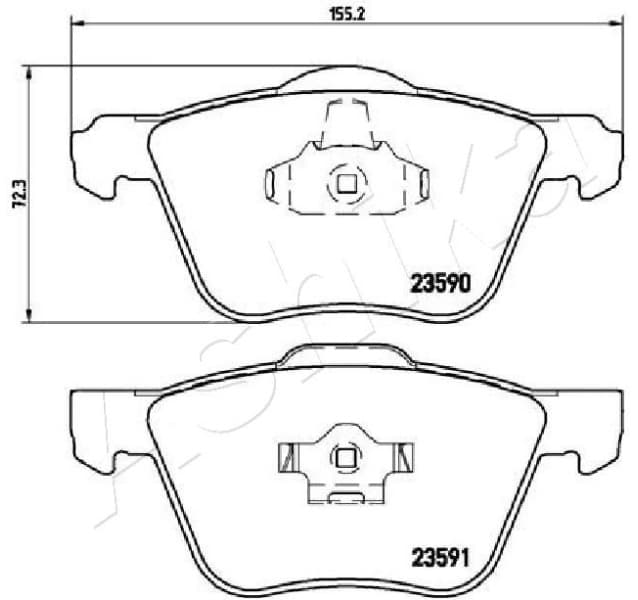 Brake Pad Set, disc brake 50-00-0336 - image 2