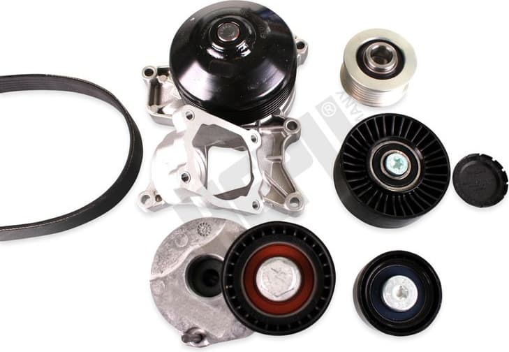 Water Pump + V-ribbed Belt Kit PK04212