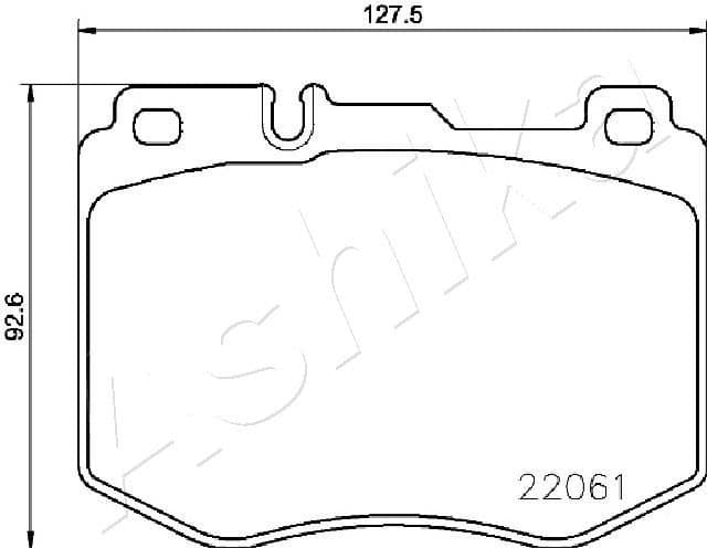 Brake Pad Set, disc brake 50-00-0516 - image 2