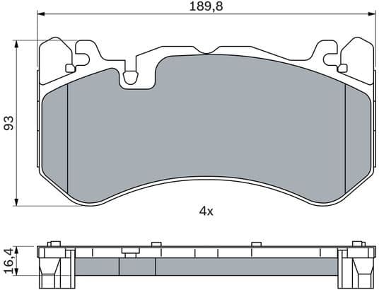 Brake Pad Set, disc brake 0 986 424 861 - image 3