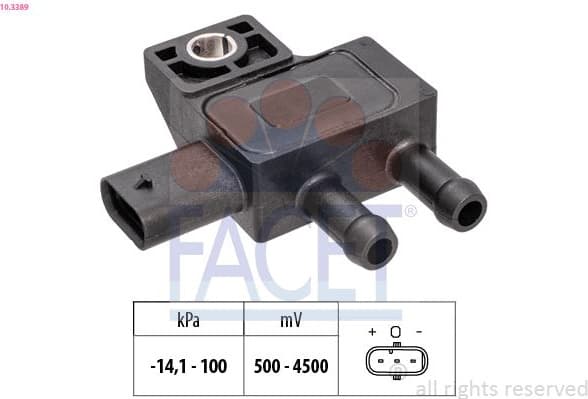 Air Pressure Sensor, altitude adaption Made in Italy - OE Equivalent 10.3389