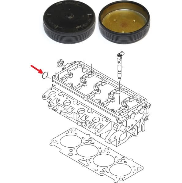 Plug, mounting bore 391.020 - image 2
