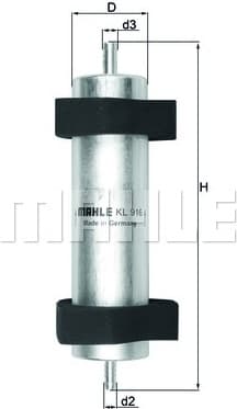 Filter diesel fuel KL916 - image 7