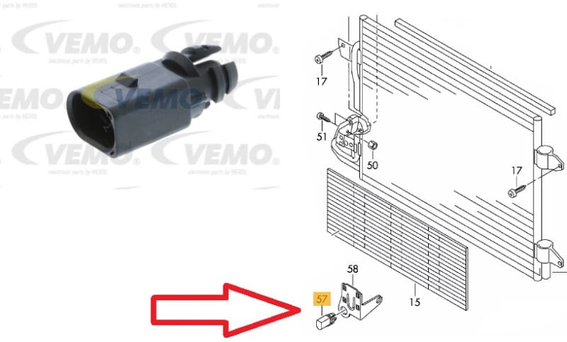 Sensor air temperature V10-72-1114 - image 3