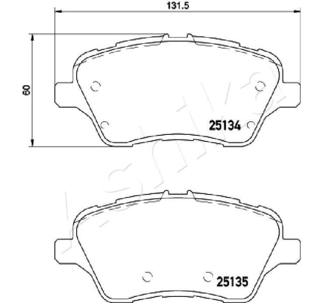 Brake Pad Set, disc brake 50-00-0301 - image 2