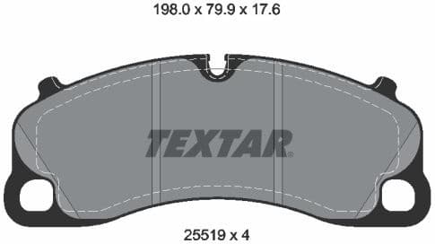 Brake Pad Set, disc brake 2551901
