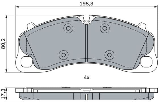 Brake Pad Set, disc brake 0986494788 - image 14