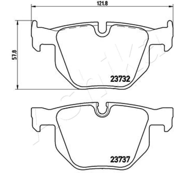 Brake Pad Set, disc brake 51-00-0111 - image 2