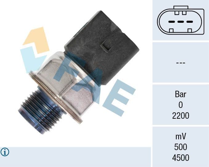 Sensor, fuel pressure 15603