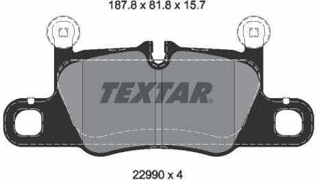 Brake Pad Set, disc brake Q+ 2299001