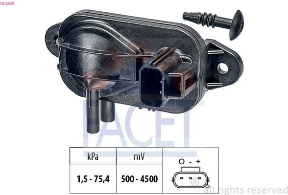 Air Pressure Sensor, altitude adaption Made in Italy - OE Equivalent 10.3268