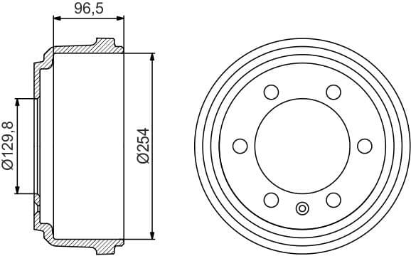 Brake Drum 0986477218 - image 2