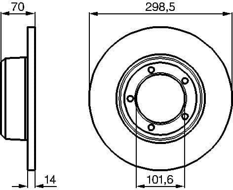 Brake Disc 0986478827 - image 2