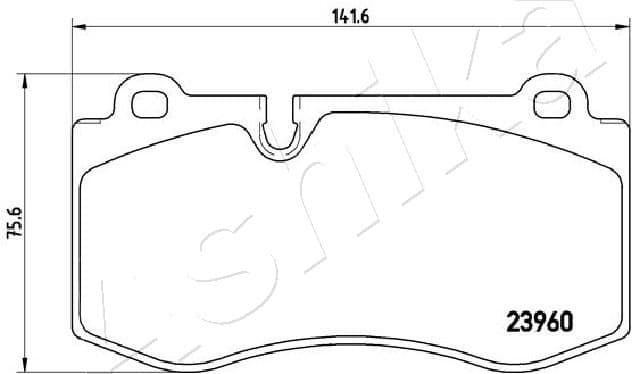 Brake Pad Set, disc brake 50-00-0527