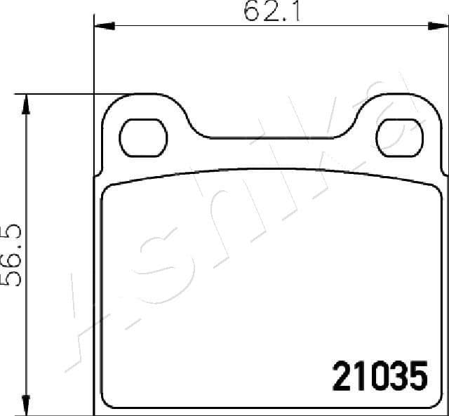 Brake Pad Set, disc brake 50-00-0330