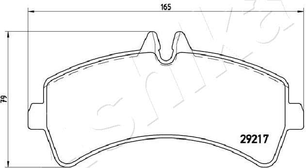 Brake Pad Set, disc brake 51-00-0523 - image 2